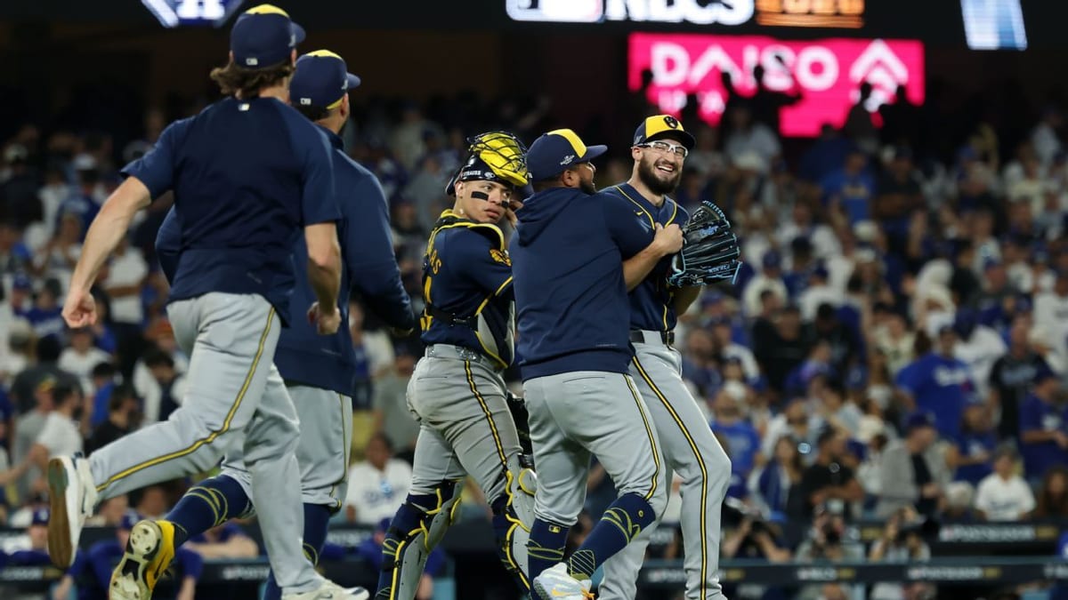 Brewers sweep Dodgers, avansează la World Series; Guardians preiau conducerea în ALCS cu homerul lui Halpin