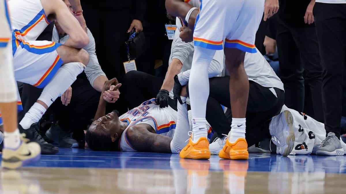 Jalen Williams al Thunder rămâne pe stretcher după accidentare serioasă a piciorului în victoria cu Clippers